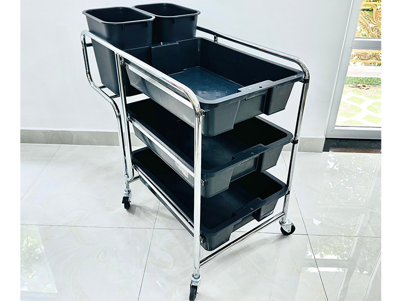 Xe đẩy phục vụ bàn HiClean HC 168