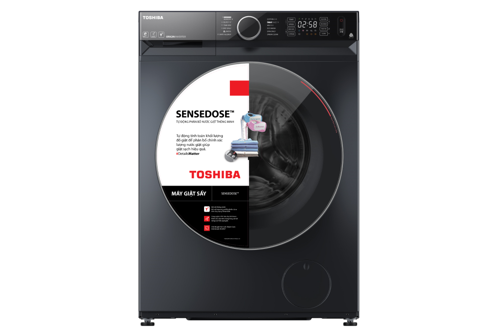 Máy giặt sấy Toshiba TWD-BM135GF4V(MG) 12.5kg