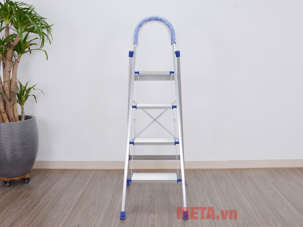 Thang nhôm ghế tay vịn Nikita 4 bậc DL04 (NKT-D304)