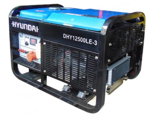 Máy phát điện 12 KVA 3 pha Hyundai DHY12500LE-3