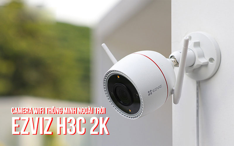 Camera wifi Ezviz thông minh ngoài trời H3C 2K+