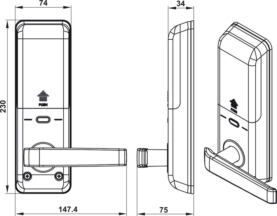 Hafele EL7700-TCS (912.20.560)  