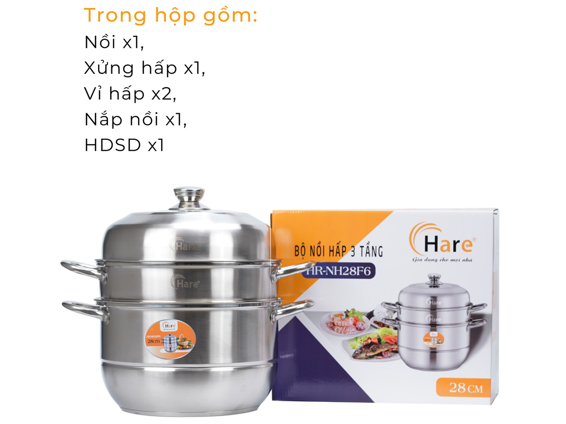 Bộ nồi hấp inox  