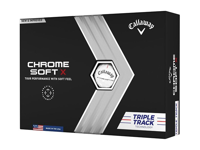 Bóng golf Callaway Chromesoft X 12B Triple Track