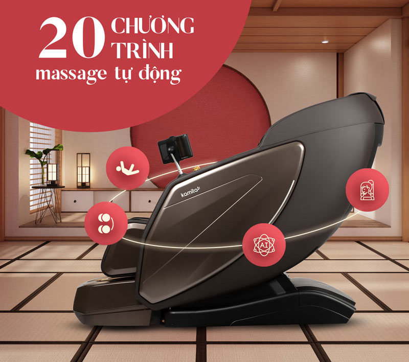 Ghế massage toàn thân Kamita KC-666