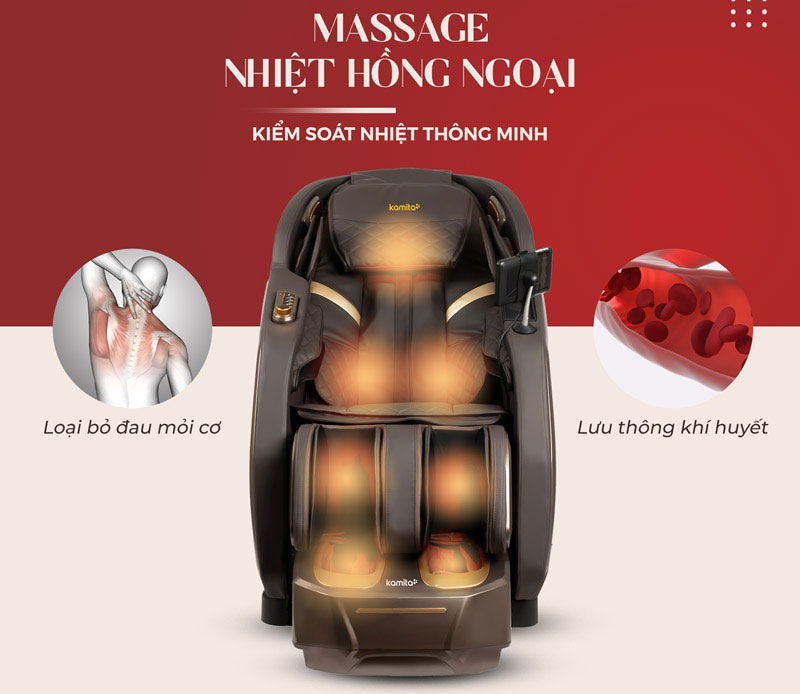 Ghế massage toàn thân Kamita  