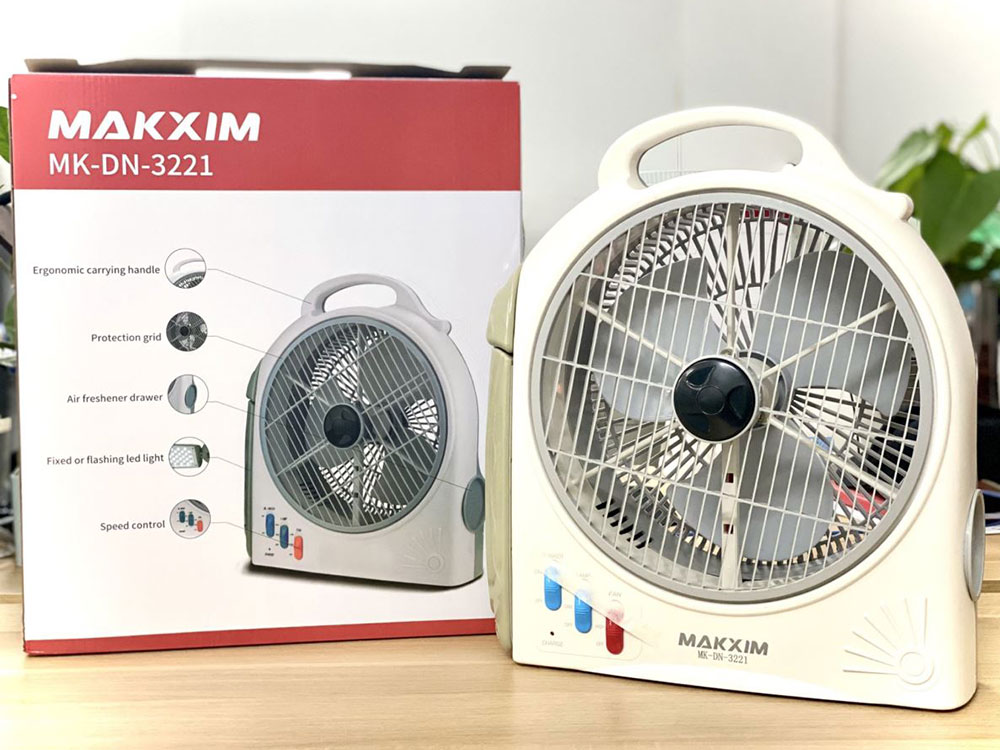 Quạt tích điện Makxim MK-DN-3221 