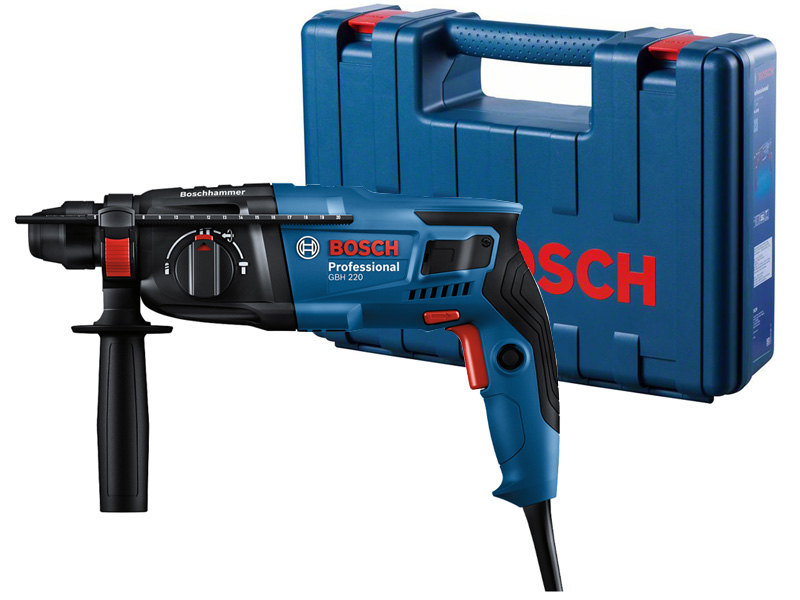 Máy khoan Bosch GBH 220 kèm phụ kiện 06112A60K1