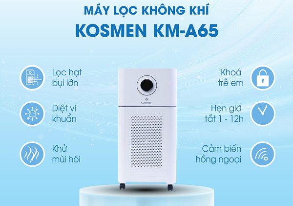 Máy lọc không khí bù ẩm Kosmen KM-A65