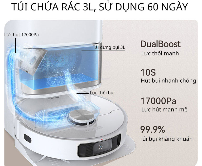 Robot hút bụi lau nhà Xiaomi  