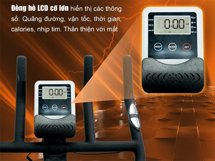 Đồng hồ LCD hiển thị