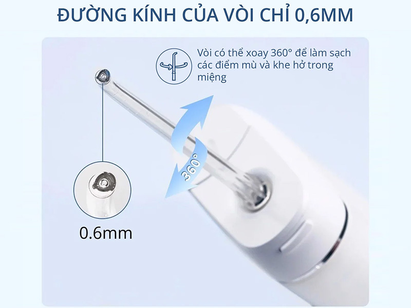 Máy tăm nước du lịch Kachi MK357