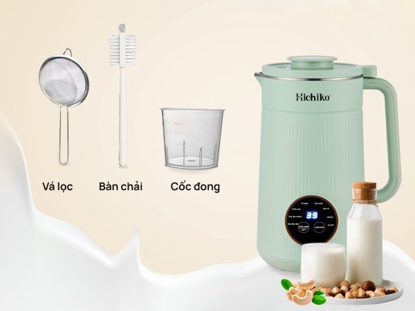 Máy làm sữa hạt Hichiko HC-3502 - 1 lít