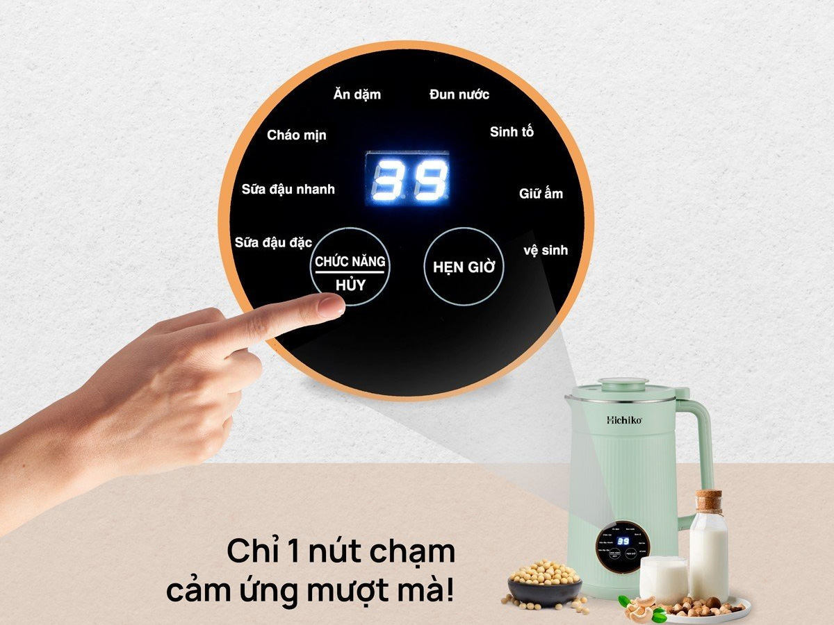 Máy làm sữa hạt Hichiko HC-3502 - 1 lít