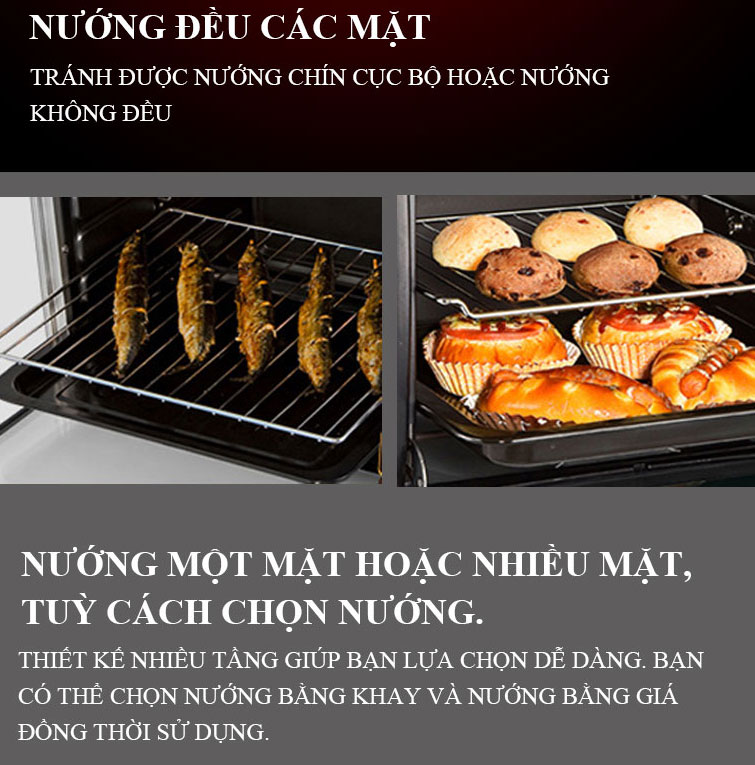 Lò nướng Tiross  