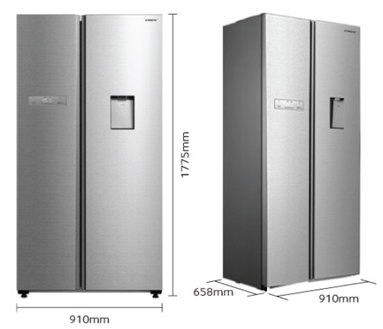 Tủ lạnh Side by side Inverter Coex RS-4004MSW