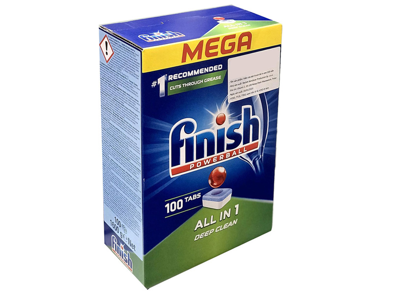 Viên rửa bát Finish All in one (6 tính năng)