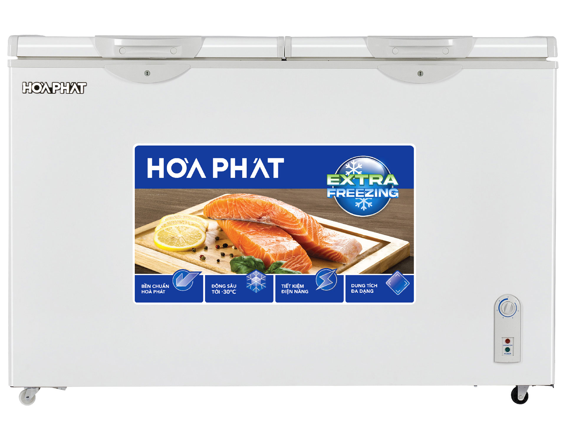 Tủ đông Hòa Phát 2 ngăn 2 cánh HPF BN6205