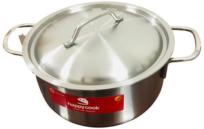 Nồi inox 3 đáy 20cm Happy Cook N20-IH