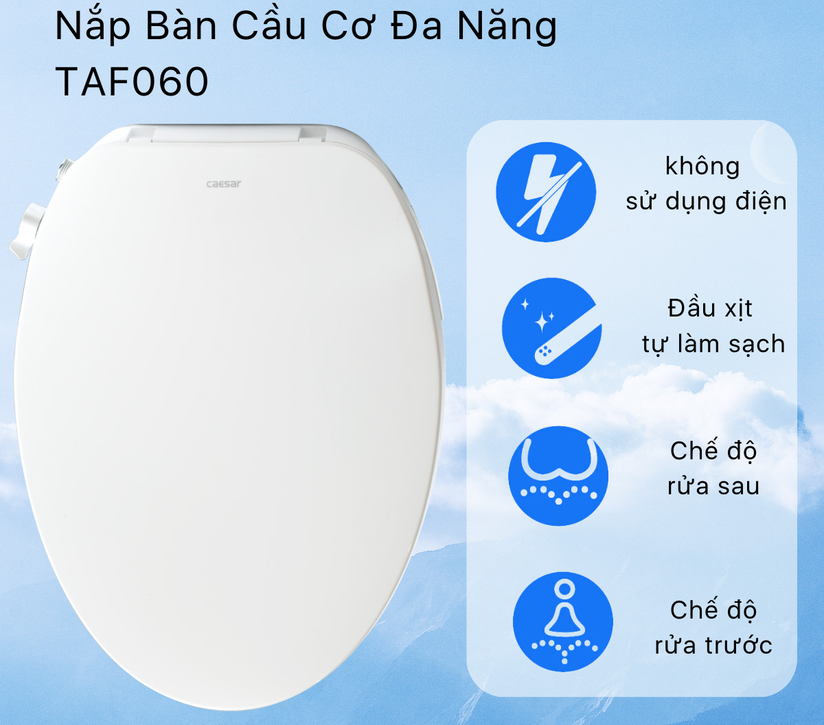 Nắp bồn cầu thông minh  