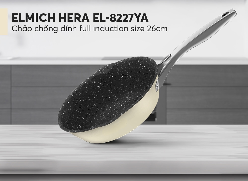 Chảo chống dính full induction Elmich Hera EL-8228YA