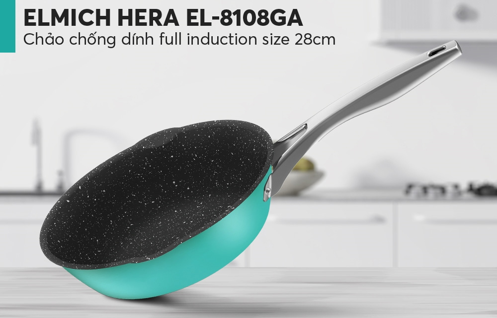 Chảo chống dính Full induction Elmich Hera EL-8108GA