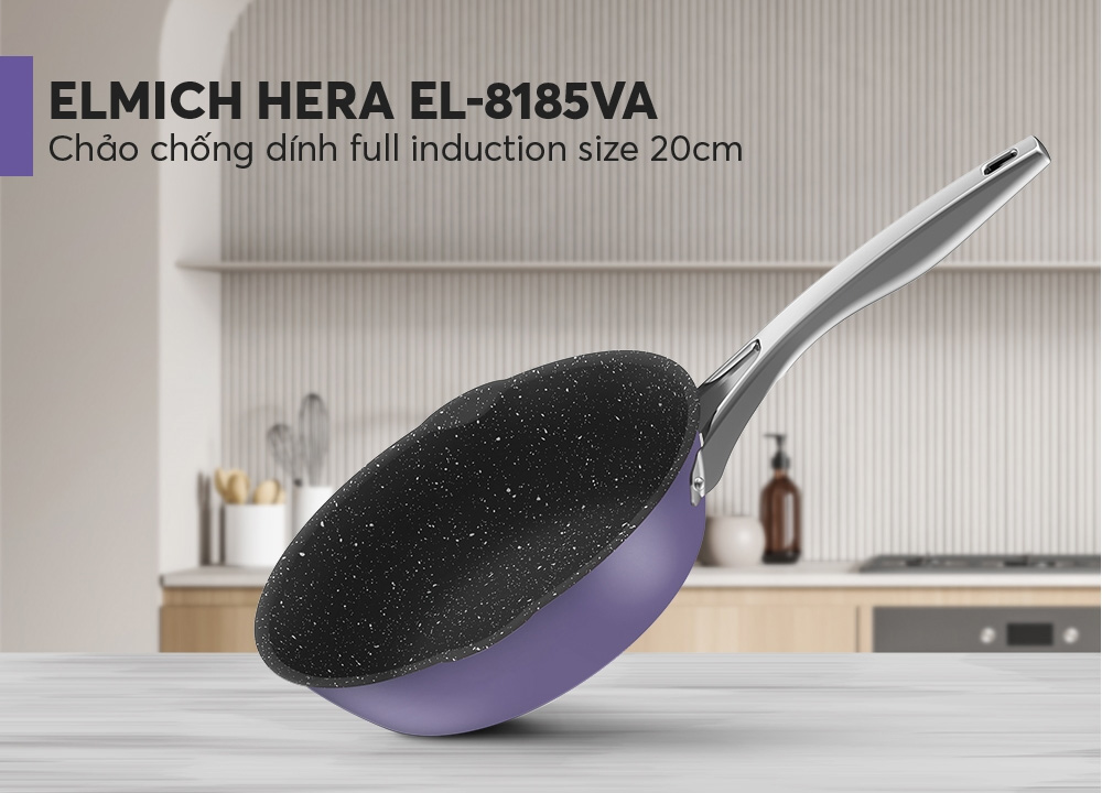 Chảo chống dính Full induction Elmich Hera EL-8185VA