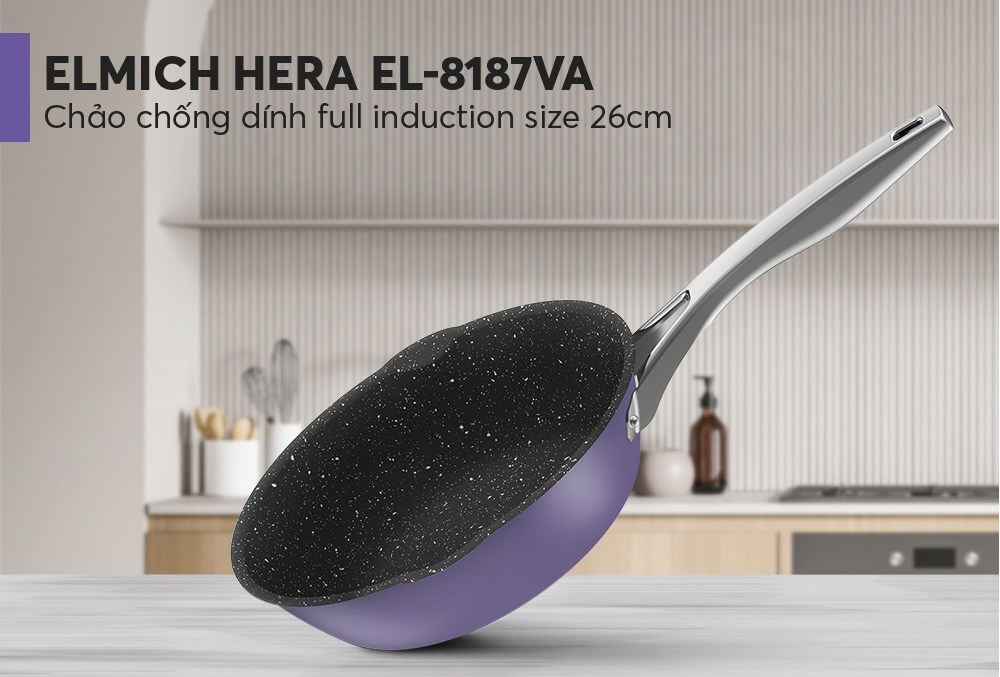 Chảo chống dính Full induction Elmich Hera EL-8187VA