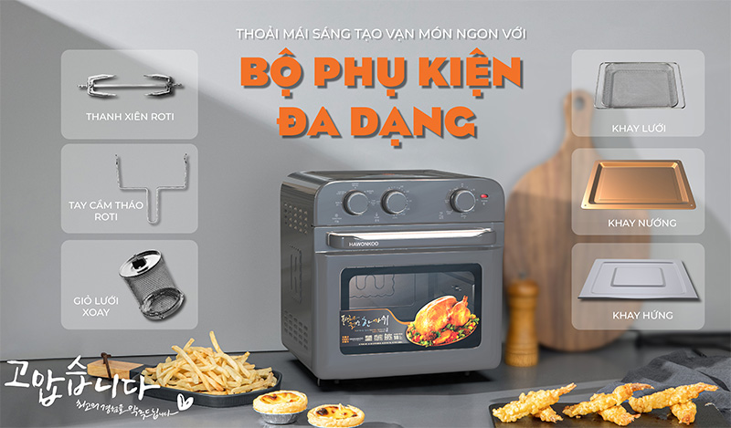 Phụ kiện nồi chiên không dầu