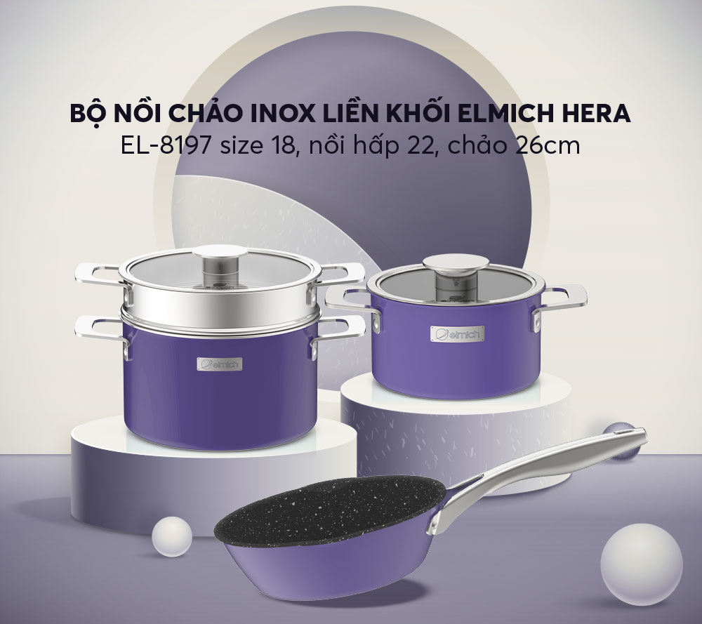 Bộ nồi, chảo Inox 