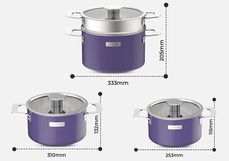 Kích thước Elmich Hera EL-8192