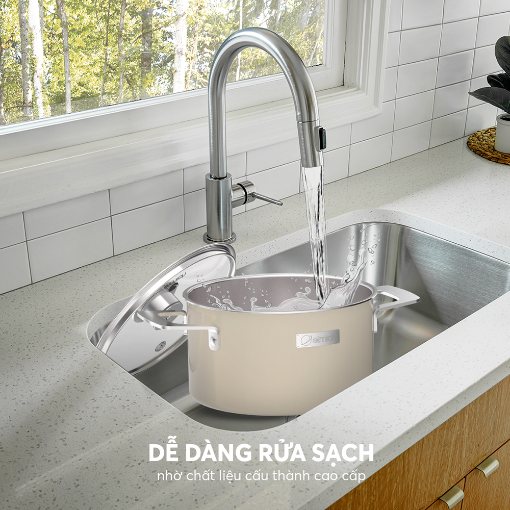 Bộ nồi Inox liền khối 