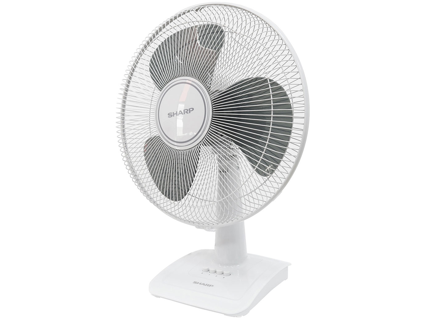 Quạt bàn Sharp PJ-T40MV-LG có 3 cánh với sải cánh lớn