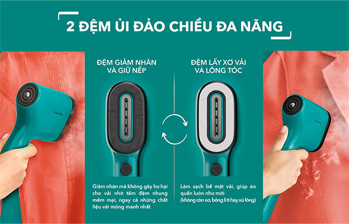 Bàn ủi hơi nước cầm tay Tefal Pure Pop