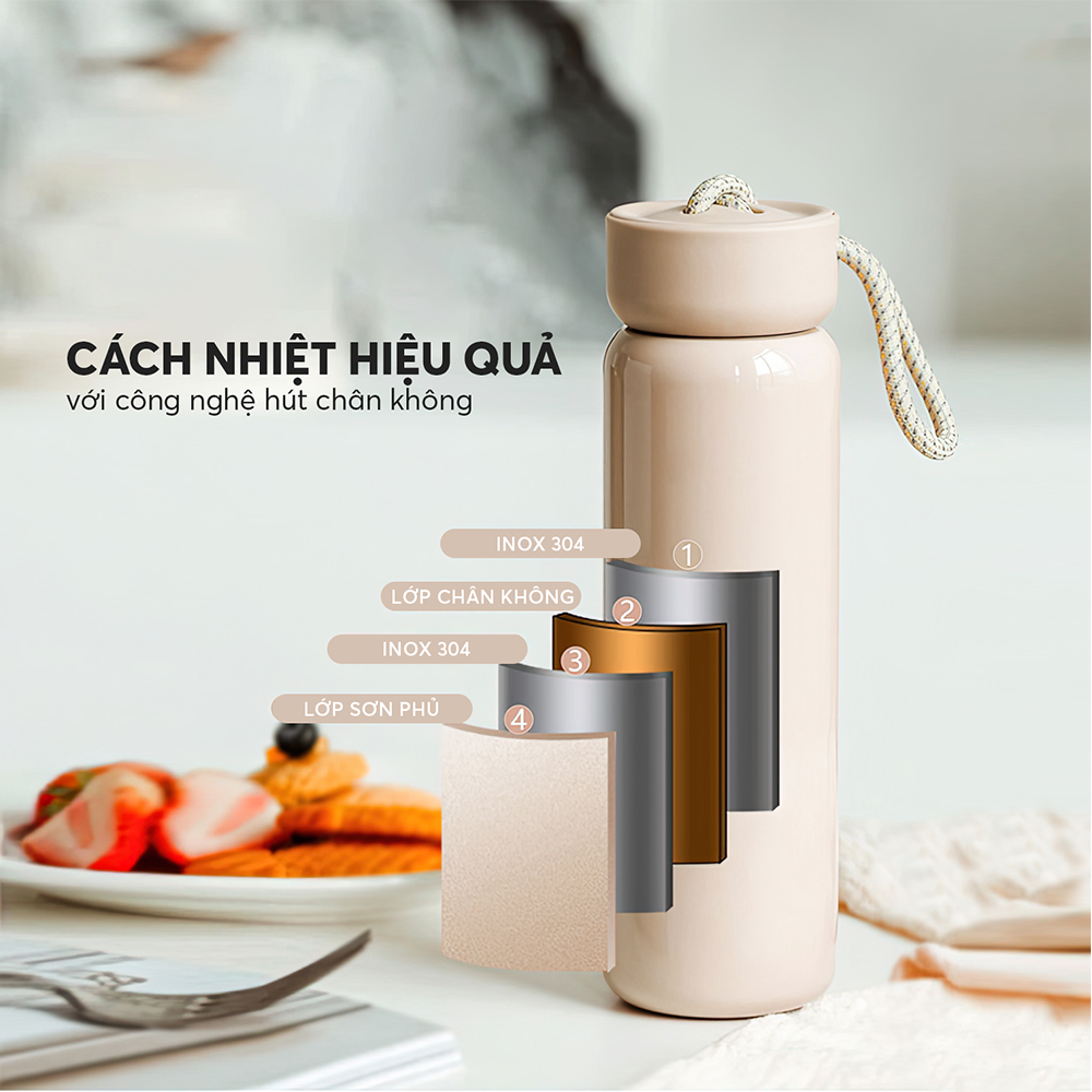 Bình giữ nhiệt Inox 304 Elmich EL8296W