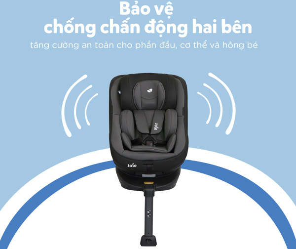 ghế ngồi ô tô trẻ em Joie Spin 360 Deep Sea 