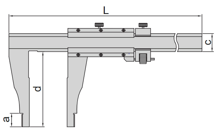 Thước kẹp cơ khí Insize 1214-300