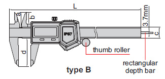 Thước kẹp điện tử Insize 1118-150B