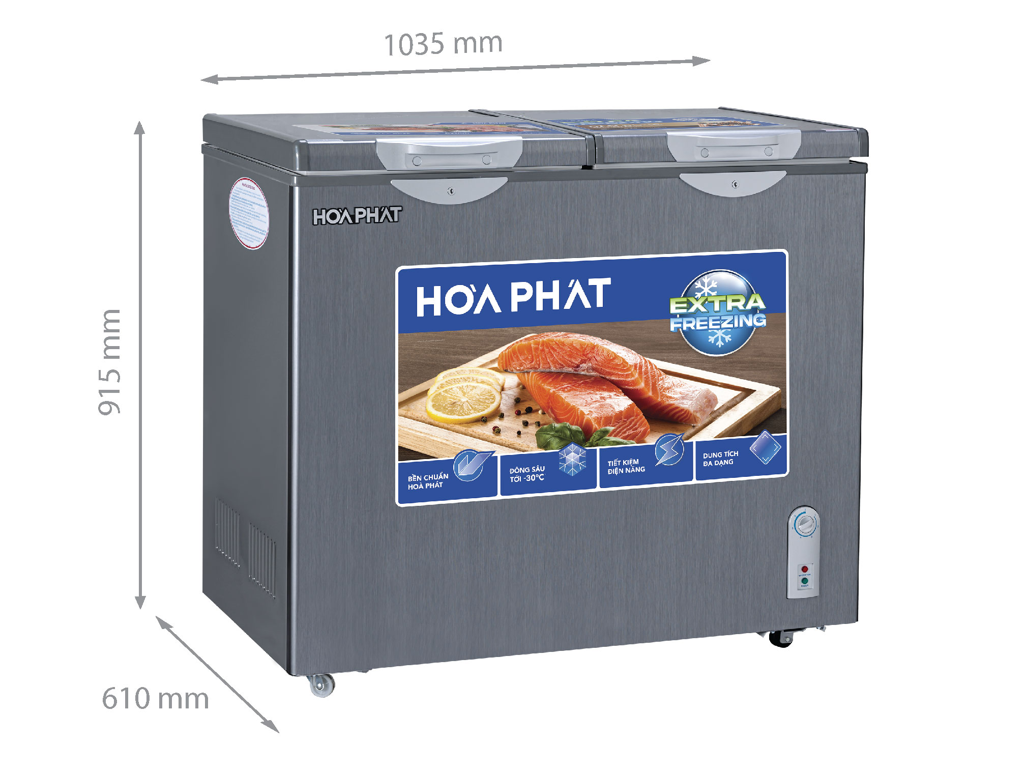 Tủ đông Hòa Phát HPF BD6205G