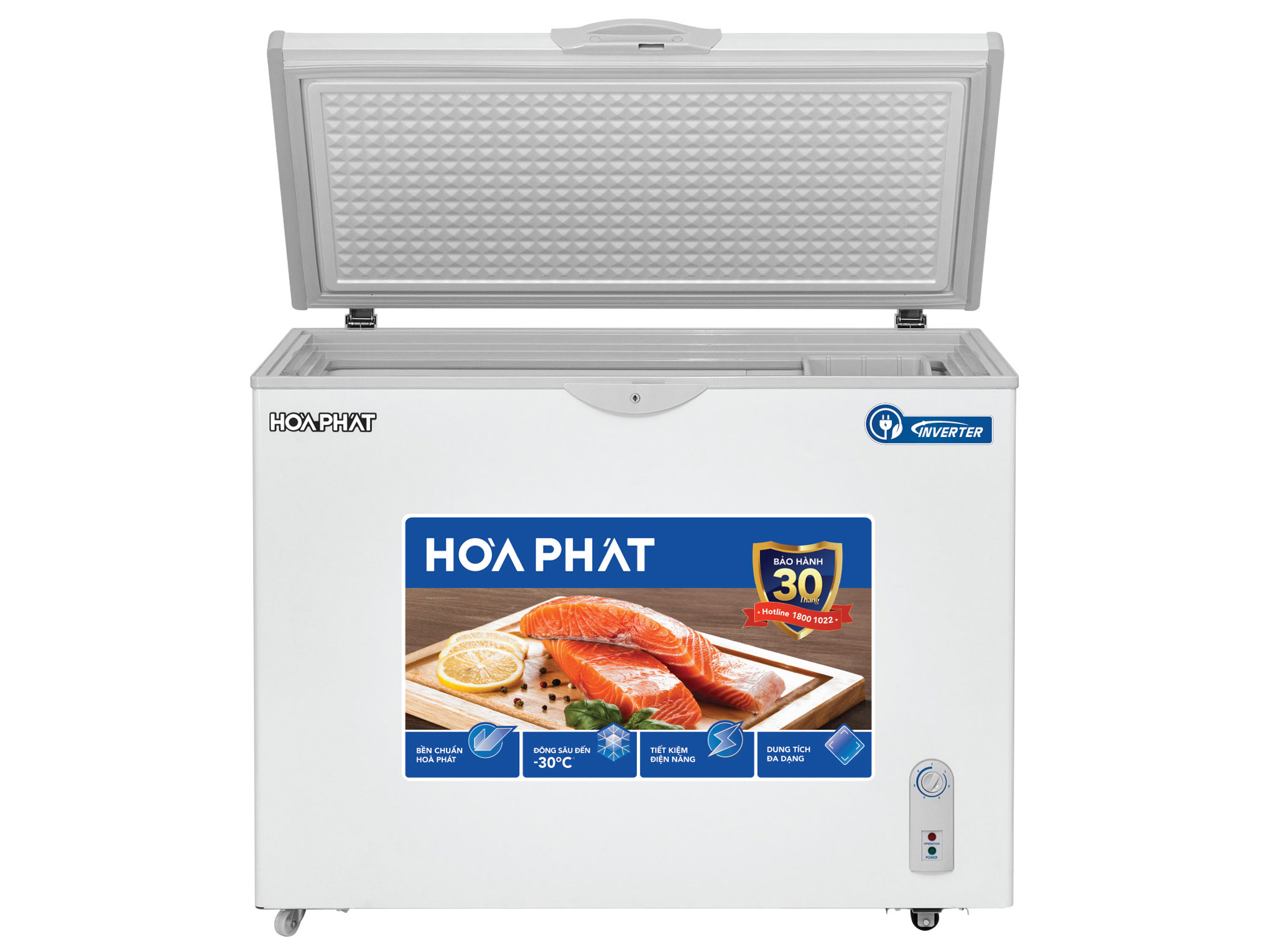 Tủ đông Hòa Phát Inverter 1 ngăn 1 chế độ đông HPF AD8252