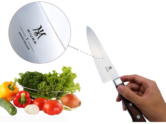 Dao bếp cao cấp Miura Y - Dao thái thịt cá Chef (18cm)