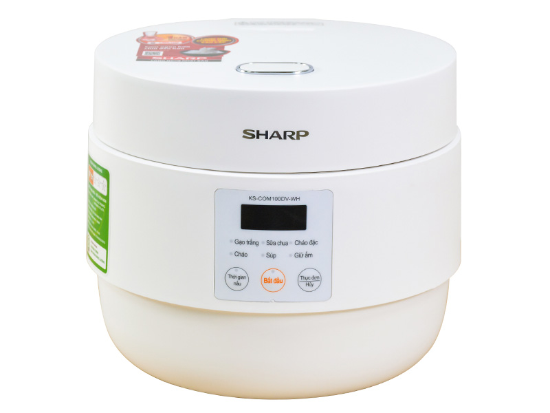 Nồi cơm điện tử Sharp KS-COM100DV (1 lít)