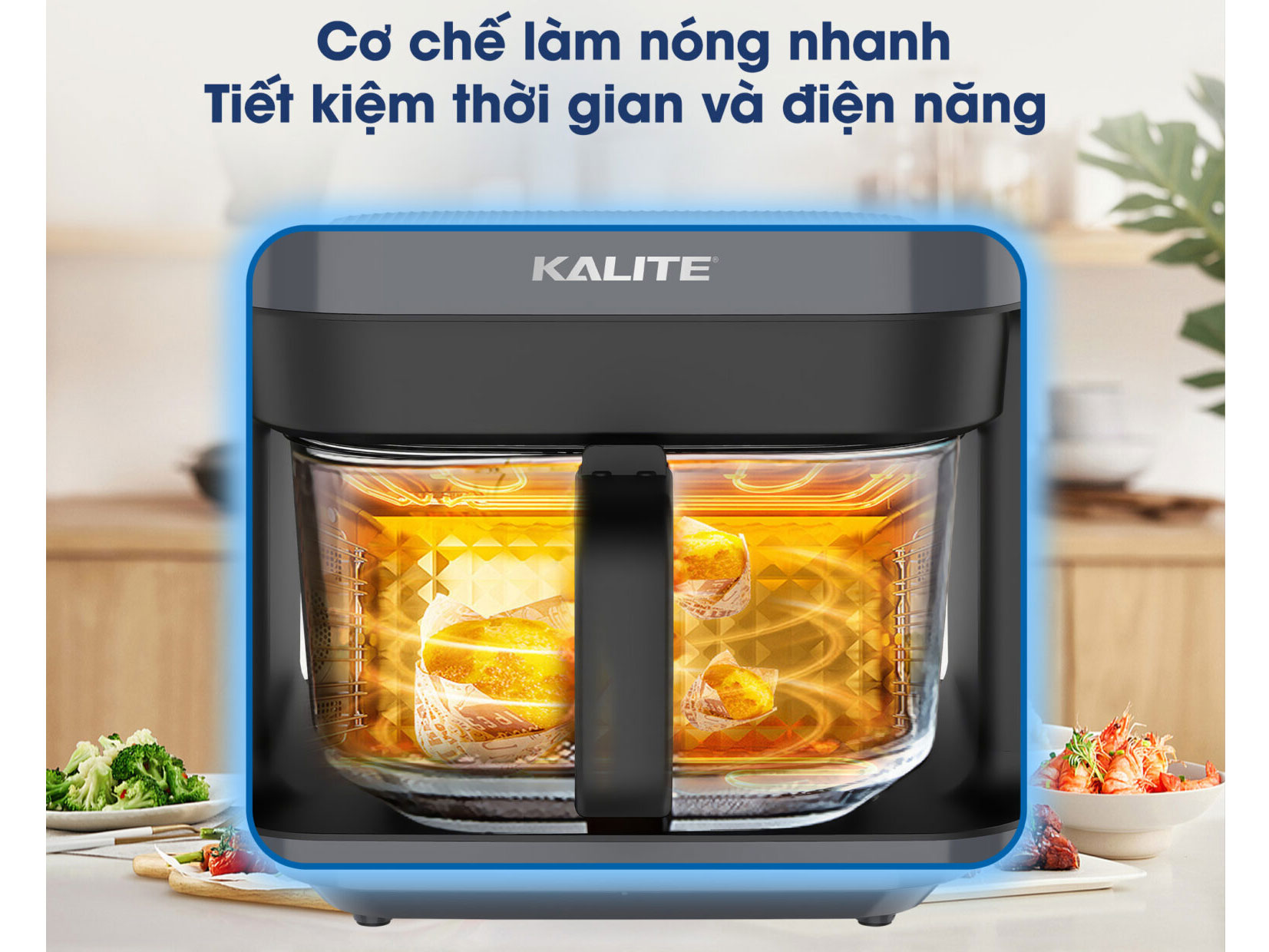 Nồi chiên không dầu 6 lít