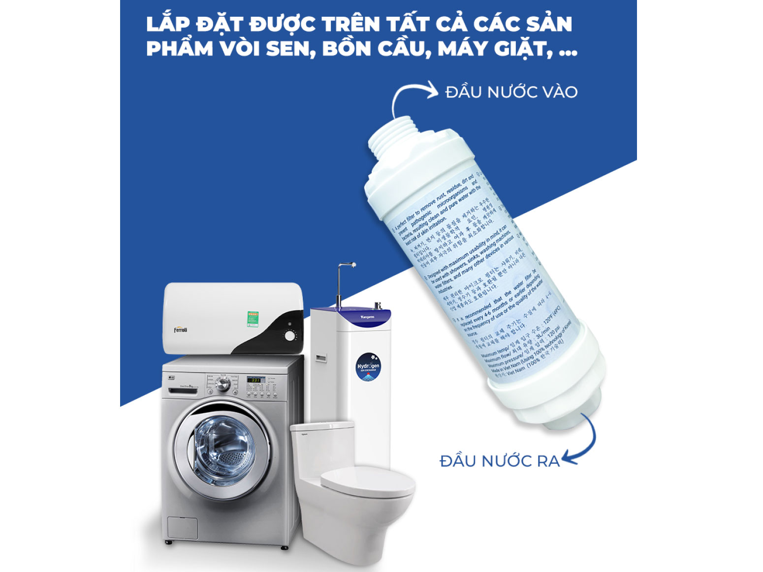 Bộ lọc nước đa năng Luva GK1