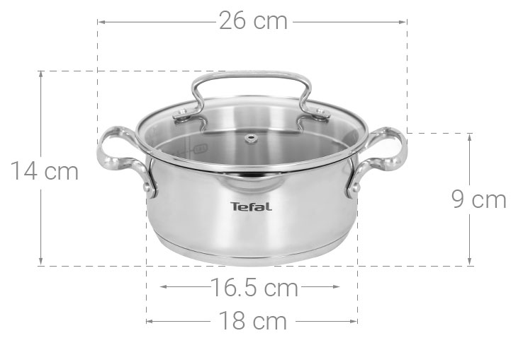 Nồi inox Tefal 