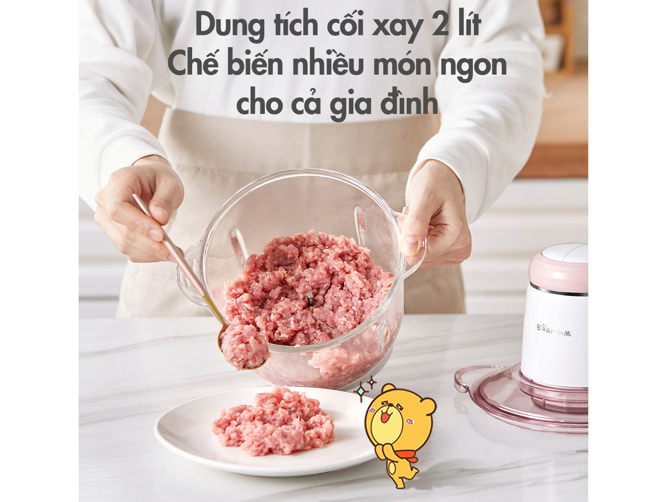 Máy xay thực phẩm Bear