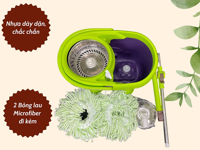 Bộ lau nhà Bento mop 4 chức năng BS-MOP-03B-P8A (BT03B)
