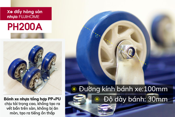 Xe đẩy hàng FujiHome PH200A