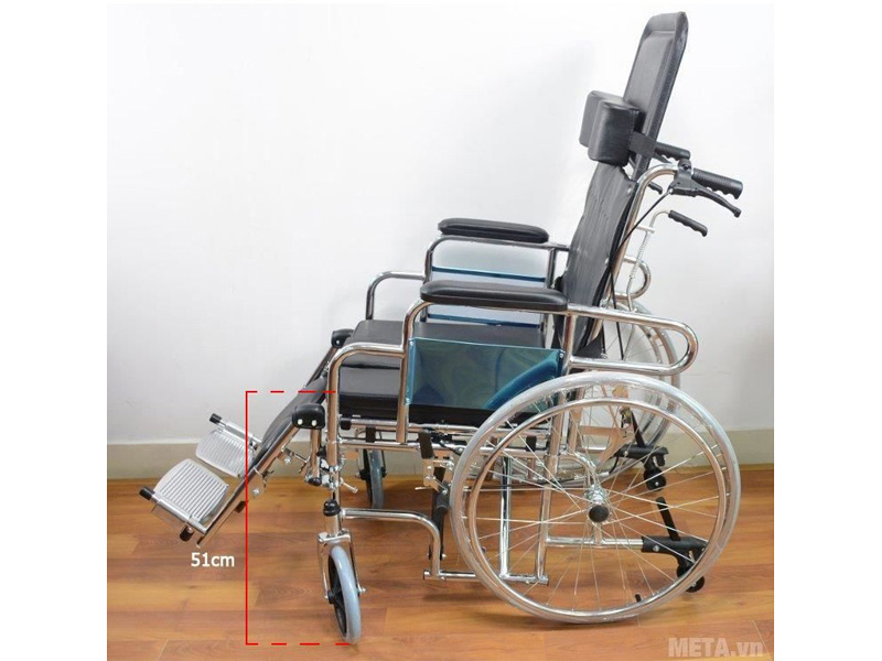 Xe lăn đa năng Lucass X7 (~X7A) - Xe lăn có bô, ngả và tay phanh