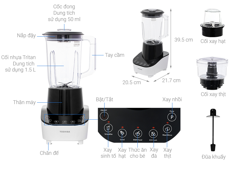 Máy xay sinh tố Toshiba BL-70PS1PV